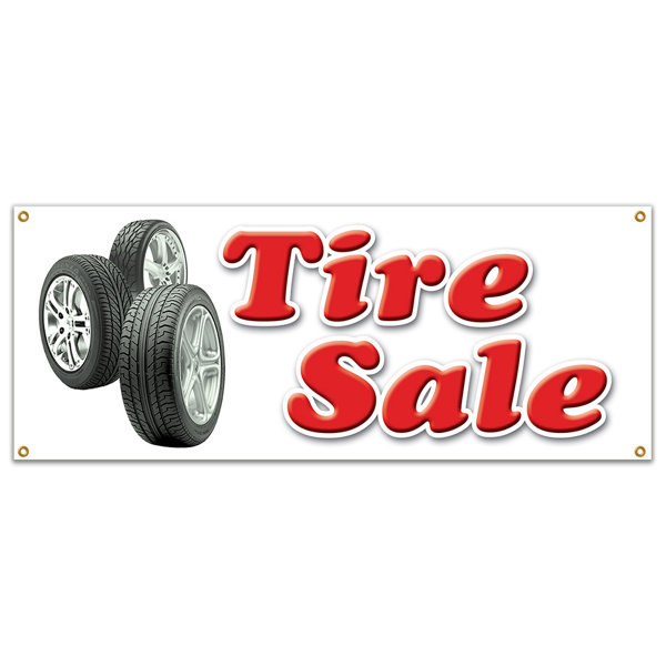 SignMission Tire Sale Banner Sign Wayfair